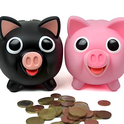 Cadeaux - Tirelire cochon noir et rose - Jiggy Bank / SANKYO TOYS - ABINGPLUS