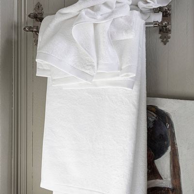 Bath towels - Essentiel Blanc - Towel and wash glove - ALEXANDRE TURPAULT