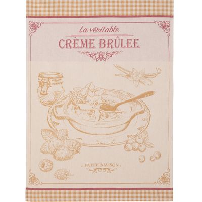 Tea towel - Crème Brulee/Jacquard tea towel - COUCKE