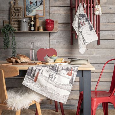 Torchons textile - Chalet / Torchon imprimé - COUCKE