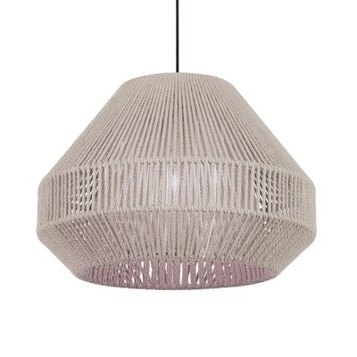 Hanging lights - ACAPULCO cotton-cord pendant lamp - LUXCAMBRA
