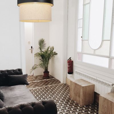 Hanging lights - KAN hanging lamp 40cm in diameter in black or white - LUXCAMBRA