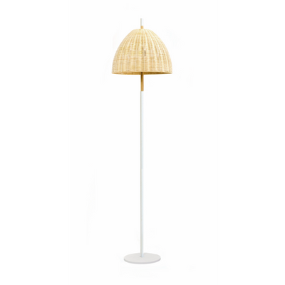 Lampadaires - AMA lampe de pied en osier naturel - LUXCAMBRA