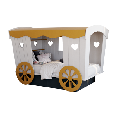 Chambres d'enfants - LIT ROULOTTE - MATHY BY BOLS