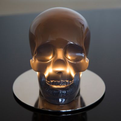 Desk lamps - Vintage Cranium Lamp - VALLVÉ
