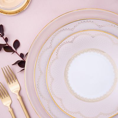 Couverts & ustensiles de cuisine - Grace assiettes en porcelaine - PORCEL