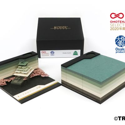Papeterie bureau - SHAPE Château d'Osaka - OMOSHIROI BLOCK