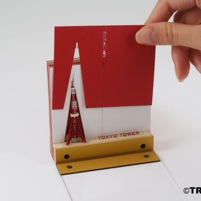 Papeterie bureau - SHAPE Tokyo Tower - OMOSHIROI BLOCK