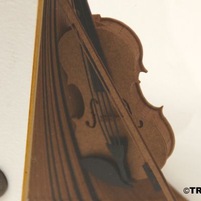 Stationery - SHAPE violin - OMOSHIROI BLOCK