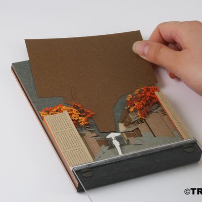 Papeterie bureau - SCENERY Automne à Kyoto - OMOSHIROI BLOCK