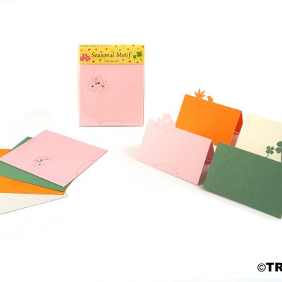 Papeterie bureau - Seasons plats - OMOSHIROI BLOCK