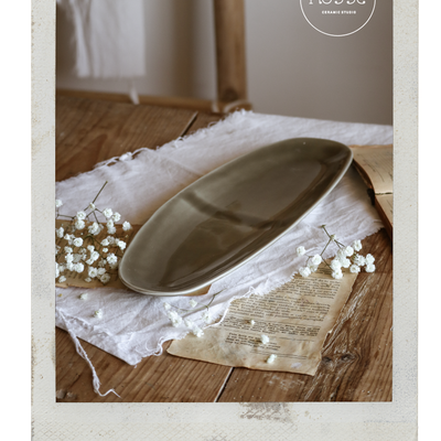 Platter and bowls -  SMOOTH Platters - NOSSE CERAMICS