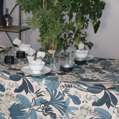 Linge de table textile - Nappe plastifiée Lombok - SUD ETOFFE