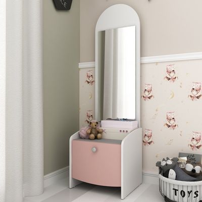 Commodes - 2969 Table de chevet Ternura avec miroir - MULTIMÓVEIS