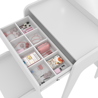 Chambres d'enfants - Coiffeuse Ternura 3083 avec miroir+LED - MULTIMÓVEIS