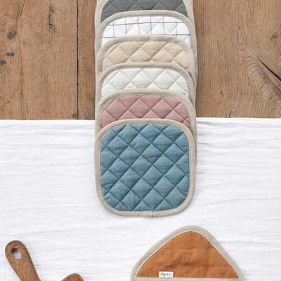 Potholders - Linen pot holder in various colors - MAGICLINEN