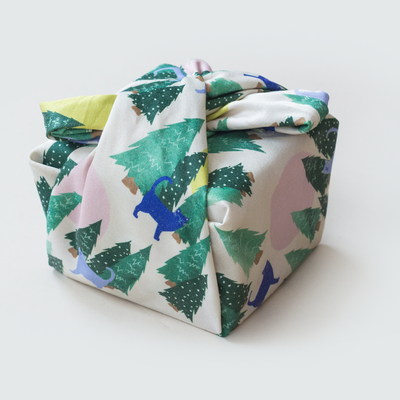 Gifts - Zero waste gift wrap (furoshiki) - Size 75 x 75 cm - PAKÉ