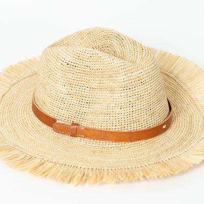 Hats - MAMY HAT - SUN AND GREEN RAFFIA