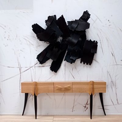 Consoles - Meuble Console  "bas noirs" - THIERRY LAUDREN