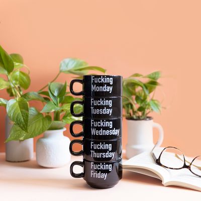 Tasses et mugs - MUGS FUCKING WEEK (LOT 5) - ENG et FR - FISURA