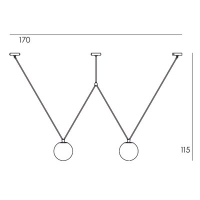 Decorative objects - Venus II suspension - GOBOLIGHTS