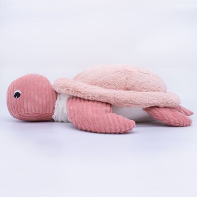 Soft toy - SAUVENOU GIANT TURTLE PINK - LES PTIPOTOS - DEGLINGOS