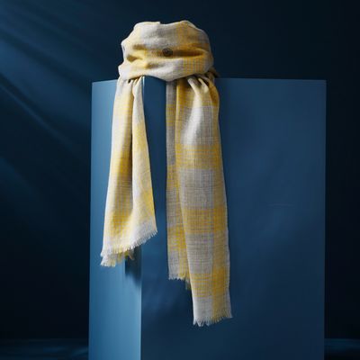 Scarves - SKYE WOOL PLAID SCARF - AV08 PARIS