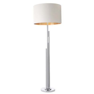 Floor lamps - Juke, Brushed Nickel Floor Lamp - RV ASTLEY LTD