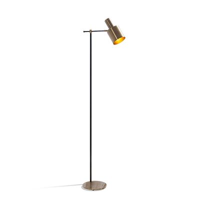Floor lamps - Pelle, Antique Brass Finish Floor Lamp - RV ASTLEY LTD