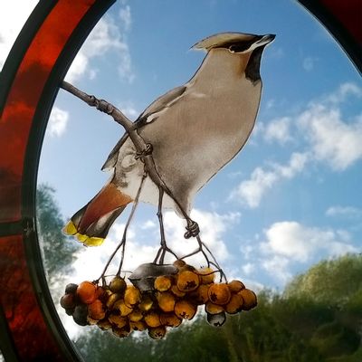 Stained glass decoration - ZOZIO Glass Painting - A&O - VITRAUX HONFLEUR