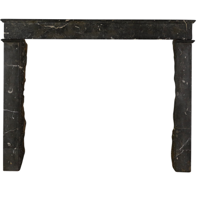 Decorative objects - Fossil Stone Antique Fireplace Mantel for Timeless Design - MAISON LEON VAN DEN BOGAERT ANTIQUE FIREPLACES AND RECLAIMED DECORATIVE ELEMENTS