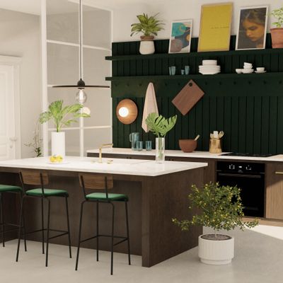 Kitchens furniture - BAR CHAIR SUZIE - H65cm - LES GAMBETTES