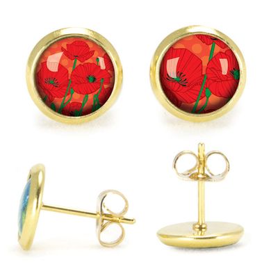Jewelry - Ears studs Poppy - Gold - LES JOLIES D'EMILIE