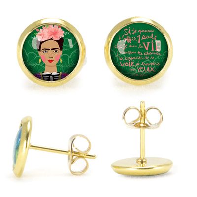 Jewelry - Ears studs Frida - Gold - LES JOLIES D'EMILIE