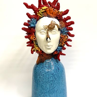 Design objects - DESIGN HEADS CENTERPIECE - MOSCHE BIANCHE