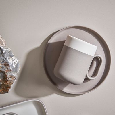 Mugs - Capsule Espresso Cup with Saucer - ESMA DEREBOY HANDMADE PORCELAIN