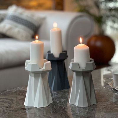 Decorative objects - Rook Candle Holder - ESMA DEREBOY HANDMADE PORCELAIN