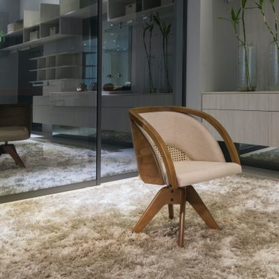 Armchairs - Jasmin Swivel Armchair - STUDIO MARTA MANENTE DESIGN