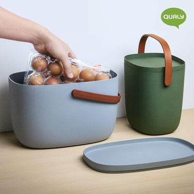 Decorative objects - Stogo - Qualy Kitchenware : Food Storage Container 100% recyclable. - QUALY DESIGN OFFICIAL