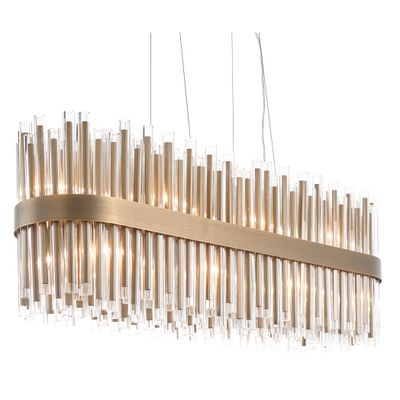 Ceiling lights - Colmar long chandelier - RV ASTLEY LTD