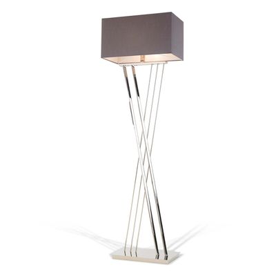 Floor lamps - Roma Nickel Floor Lamp - RV ASTLEY LTD