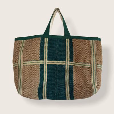 Bags and totes - Hand loomed natural jute bag - MAISON BENGAL
