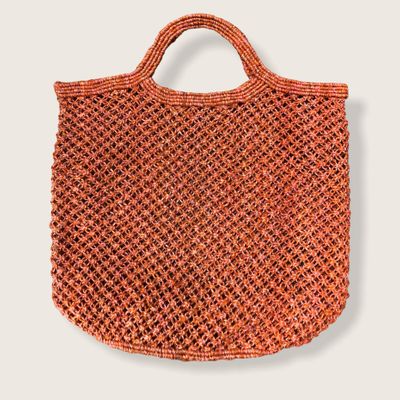 Sacs et cabas - Sac cabas en jute macramé - cordon mélangé - MAISON BENGAL