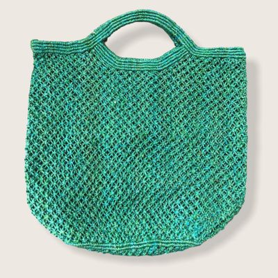 Sacs et cabas - Sac cabas en jute macramé - cordon mélangé - MAISON BENGAL