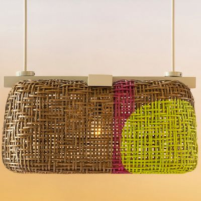 Hanging lights - Pouf pendant lamp (rectangular) - OBRA CEBUANA