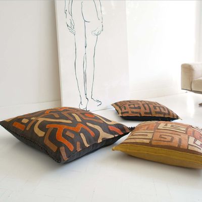 Cushions - Kuba Cloth Cushions - ML FABRICS