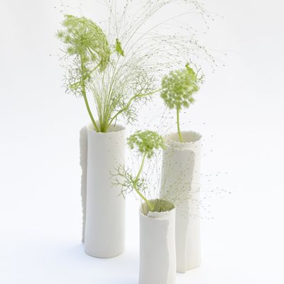 Vases - ARK 1 porcelain biscuit vase - YLVAYA DESIGN