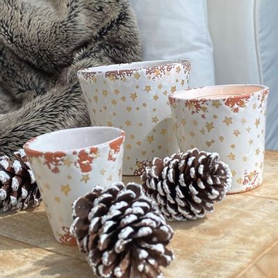 Candles - Winter collection ceramic scented candles - WAX DESIGN - BARCELONA