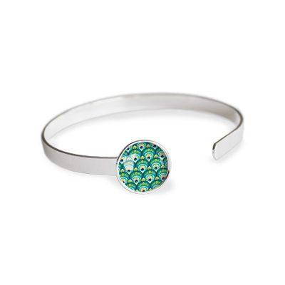 Jewelry - Thin bangle finishing touch all silver 925 Les Parisiennes Peacock - LES JOLIES D'EMILIE