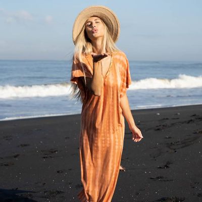 Apparel - Jersey Tie Dye kaftan dress - MON ANGE LOUISE